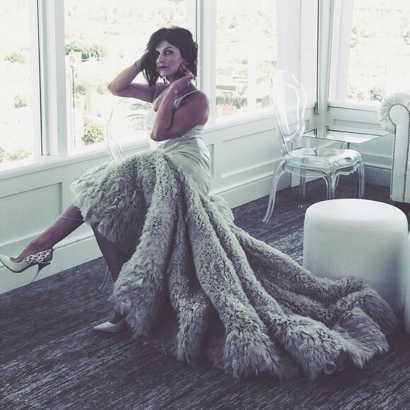 Jason Wu Gray Silk Sleeveless Long Maxi Mermaid Evening Ball Gown Dress Size 4 - Picture 3 of 12